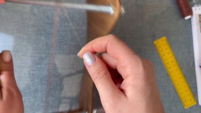 Натягиваем нити на станок! смотреть онлайн