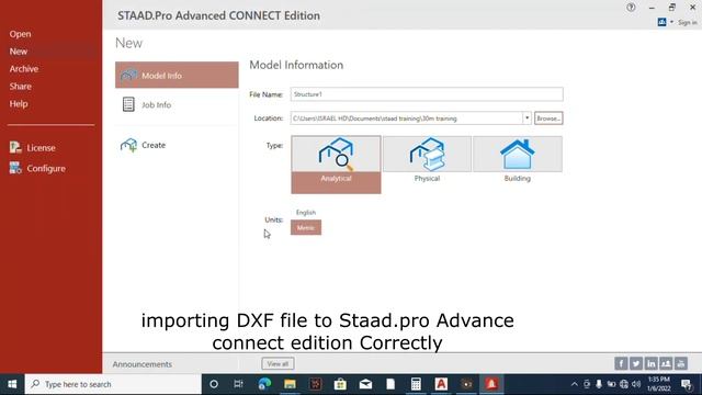 EXPORTING DXF FILE TO STAAD PRO ADVANCE explained (New!) смотреть онлайн
