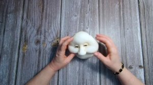 ДЕД МОРОЗ ИЗ КАПРОНА. SANTA CLAUS MADE OF NYLON