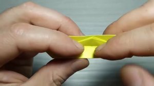 Origami ring with a pattern - How to make a ring out of paper. Paper crafts, origami ring