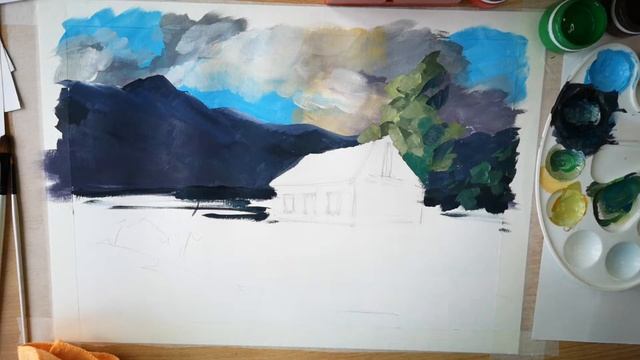 Летний пейзаж смотреть онлайн