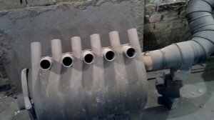 Отопление в гараже печка на дровах печка просто огонь ч.1