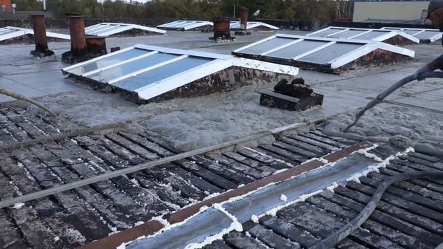 Устройство плоской кровли из монолитного пенобетона индустриальным способом смотреть онлайн