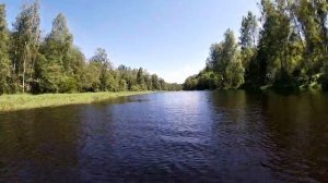 Река Мга от устья до порогов