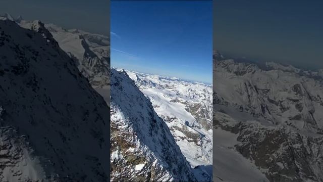 Epic flight in the Swiss Alps with Air Zermatt - Matterhorn #shorts