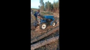 Мототрактор Малыш СКАУТ- Т 15 Заготовка леса, МИКС)))