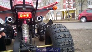 Квадроцикл JUMPER RG8. Купили, заливаем масло, бензин - заводим, едем.