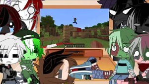 ||Minecraft mobs + Herobrine react to “Wait What”||Mc||Gc||