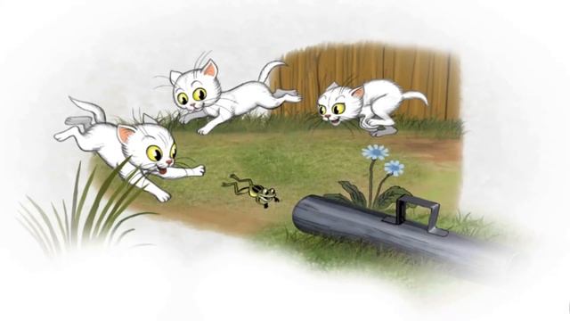 Три котёнка. Сказка Сутеева В. Г. Сказки Волшебного Леса. смотреть онлайн