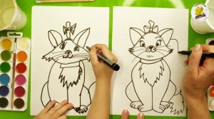 КОШЕЧКА МАРИ | КАК НАРИСОВАТЬ | Рисование для детей 5 лет | Рисуем с Ульяной