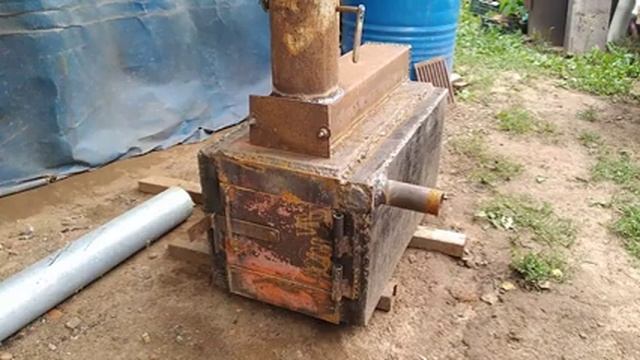 Чудо ПЕЧЬ "Паровоз" для ГАРАЖА своими руками. Часть 1. смотреть онлайн