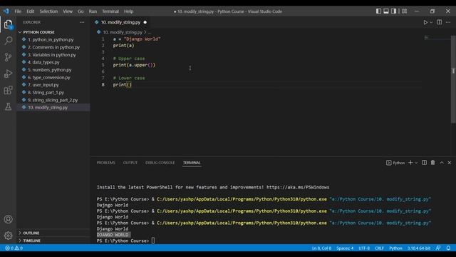Modify string | Python