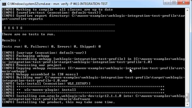 WebLogic 12c Maven Plugin Demo смотреть онлайн