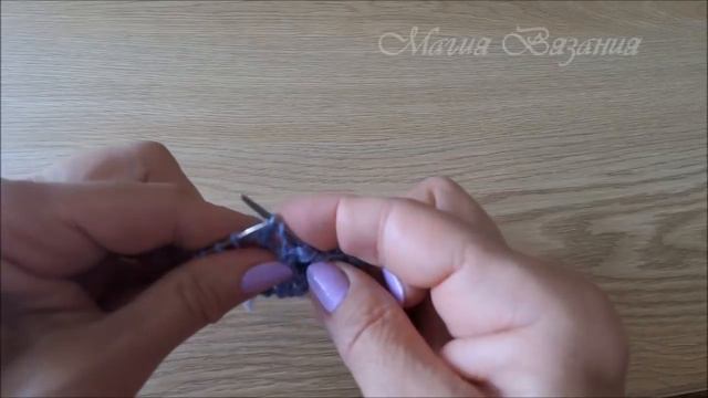 Косички с ажуром.  Узор Карамельки