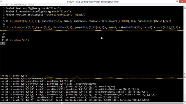 Setting up FoxDot to overlay SuperCollider waveform смотреть онлайн