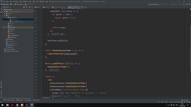 React Notification Component - ReactJS Tutorial