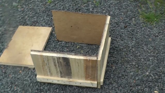 Как сделать улей. Улей из деревянного поддона своими руками. Бюджетный улей из подручных средств. смотреть онлайн