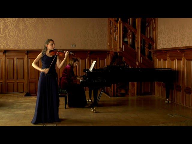 Э.Элгар  Соната для скрипки и фортепиано  e-moll, I часть смотреть онлайн