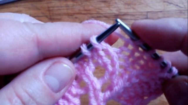 Узор спицами для ДЕТСКОГО ПЛЕДА смотреть онлайн