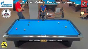 Д. Родин - Д. Светличный 7 этап Кубка России по пулу 8 2021