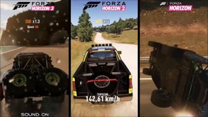 Forza Horizon 3 vs Forza Horizon 2 vs Forza Horizon | Graphics & Sound comparison [HD]