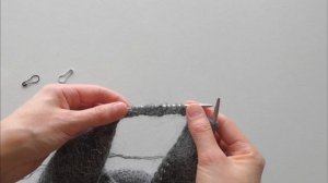 Пух норки. Снуд с уголком.