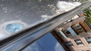 Локальный ремонт очага коррозии на крыше