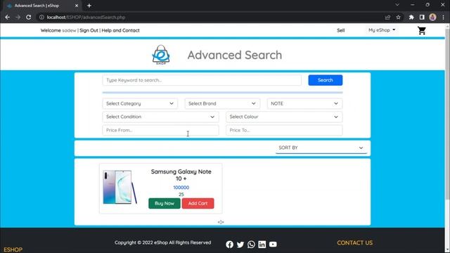 Program the advanced product searching process including pagination  |  video 20 /21