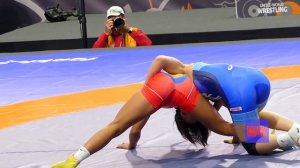 Women's Wrestling 53kg - Superiority Win by Overwhelming Actions