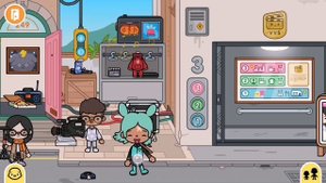 Aili visited the film studio and starred in a movie for the first time