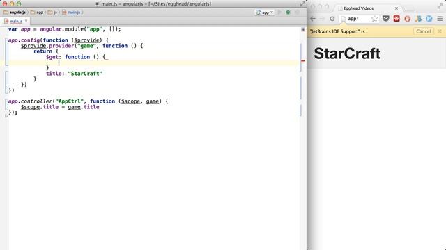 Egghead.io - AngularJS - Providers смотреть онлайн
