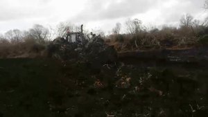 бульдозер ЧЕТРА Т-9 для работы с торфом