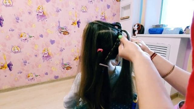 Прическа для девочки на каждый день
