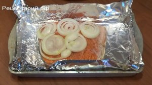 Запеченная красная рыба в духовке