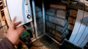 Гибридное отопление гаража электро - газовое. Часть 1