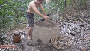 Primitive Technology_ Pit and chimney furnace