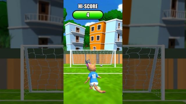 Talking Cat Leo Game Fun ? Football Gameplay  ? #Shorts