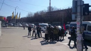Российскую автоколонну разгромили в Запорожье 23 марта.