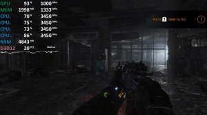 AMD Athlon 200GE Vega 3  Review - Metro Exodus (too much) - Gameplay Benchmark Test