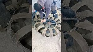 Сборка колеса для пневмохода