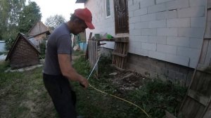 Пристройку из газобетона к дому из газобетона/ РАЗМЕТКА/часть 1