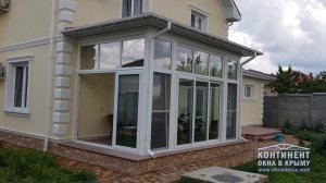 REHAU EURO-Design Slide – раздвижное остекление веранды