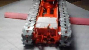 Трактор ДТ- 75 масштабная модель из бумаги. How to make a tractor out of paper