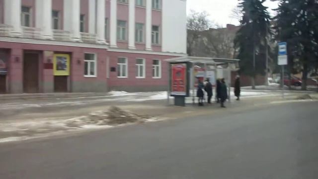 Советский район Орла из окна автобуса