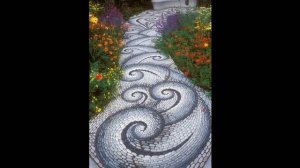 Потрясающие дорожки на даче из гальки. 42 идеи дачных дорожек