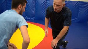 Вольная борьба  Проход за спину с переводом в партер