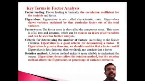 # 14 Factor Analysis| Terms used in Factor Analysis| Methods used for Factor Analysis| Assumptions|