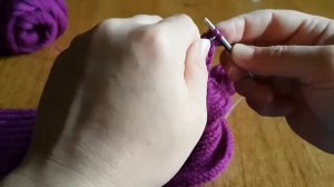 Детский шарф английской резинкой