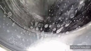 Стирка грязных вещей на программе ежедневная 60° 4полоскания 400об.мин  Samsung WF8590FFW