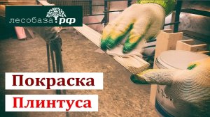 Покраска плинтуса краскопультом этапы покраски